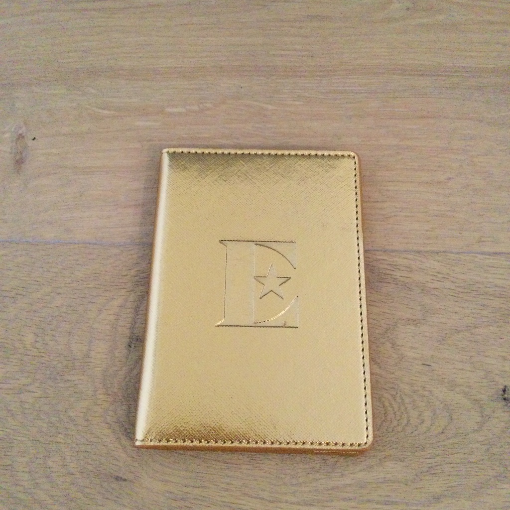 Brand New Gold Elton John Passport Holder Brand New Gold Elton John Passport Holder